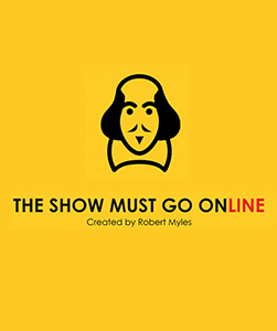 logo for the Show Must Go Online series